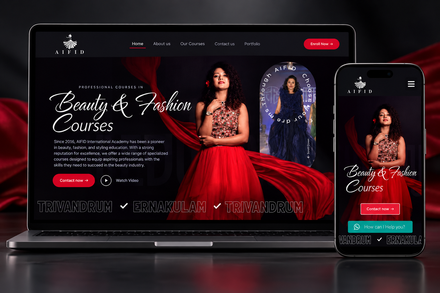 Aifid Academy — Website development project by Nectar Pix